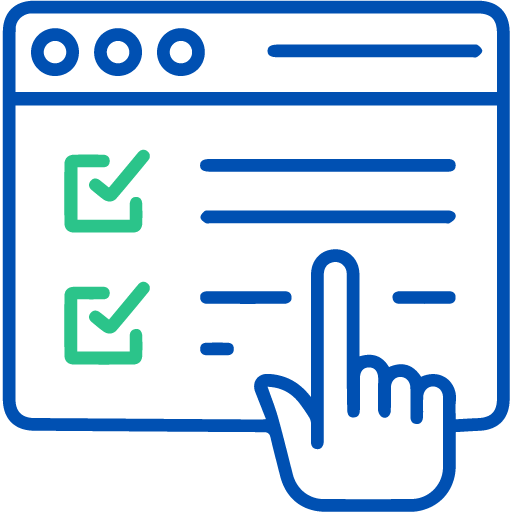 Select right financing icon